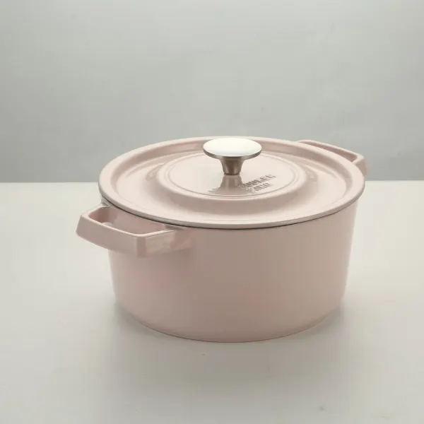 Enamelled casserole, 20cm, blush