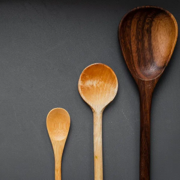 Beech spoons, set of two