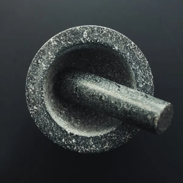 Granite pestle and mortar